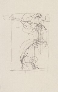 Giustizia con spada sguainata su un punto elevato da Gustav Klimt